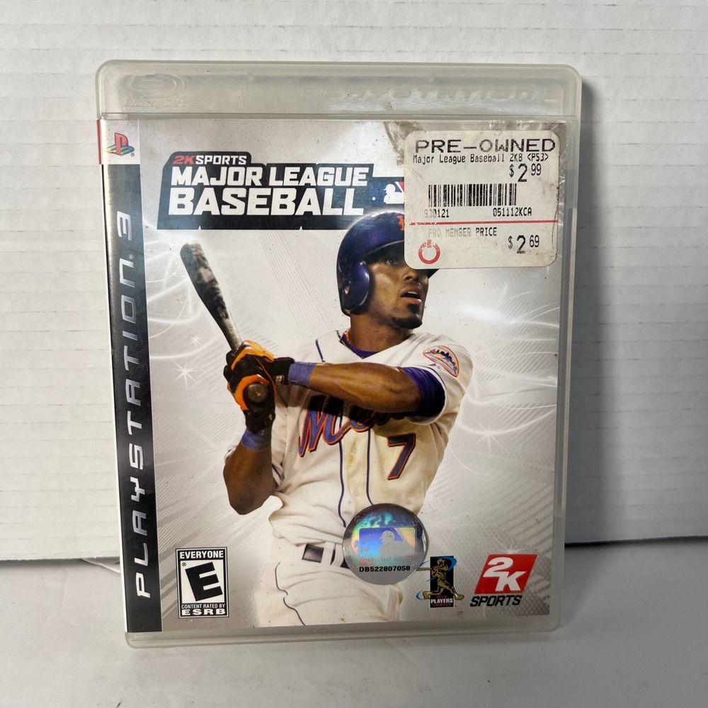 Major League Baseball 2K8 Sony PlayStation 3 PS3 MLB 2K8 Sports Game BLUS-30122